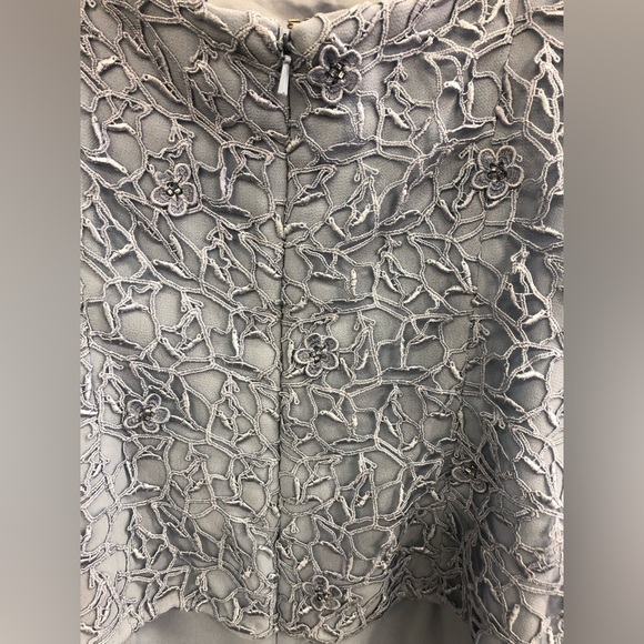 CAMERON BLAKE FLOOR LENGTH IN BABY BLUE COLOUR  SIZE 12 2PIECES DRESS - Picture 6 of 8